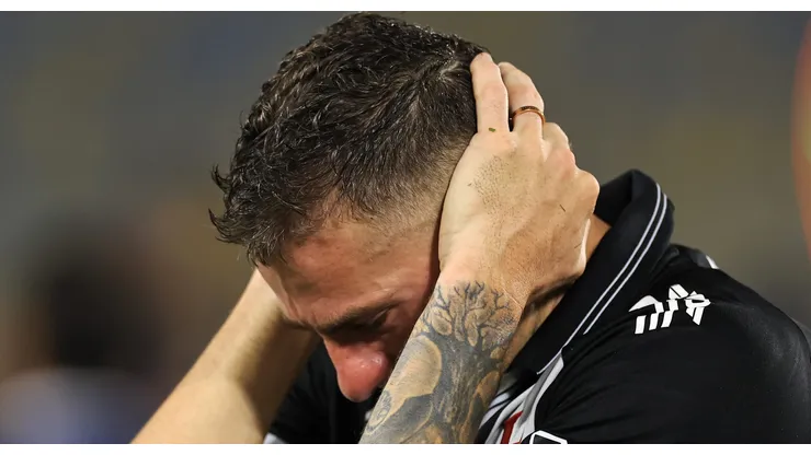 Pablo Vegetti, atacante do Vasco da Gama em partida pela Copa do Brasil (Foto: Buda Mendes/Getty Images)
