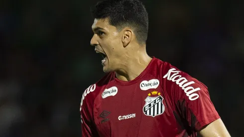 Brazão foi enérgico ao falar sobre postura  do time do Santos em empate – Foto: Anderson Romao/AGIF
