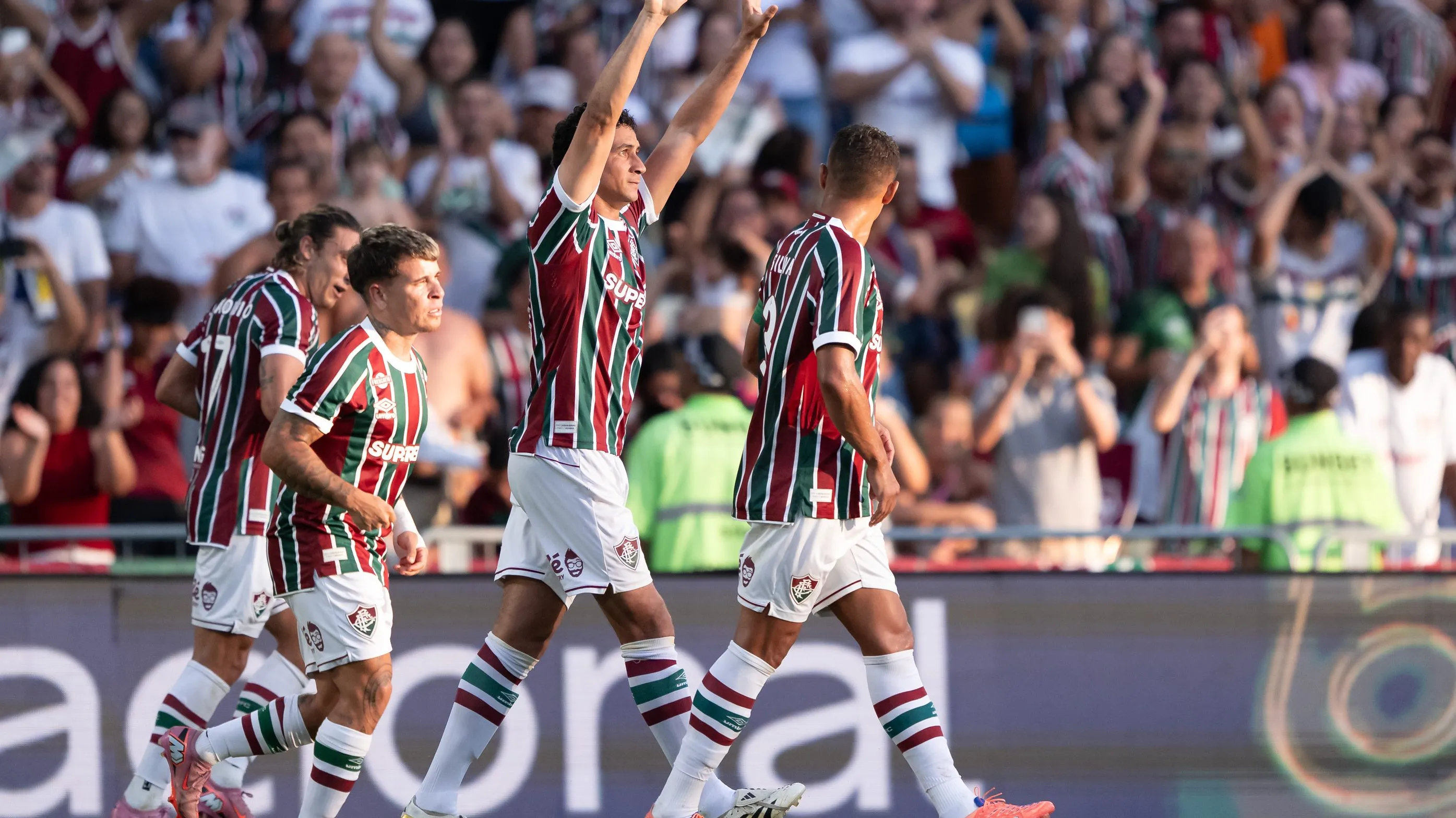 Time titular do Fluminense. Foto: Jorge Rodrigues/AGIF