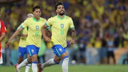 RJ - RIO DE JANEIRO - 04/09/2025 - ELIMINATORIAS COPA DO MUNDO 2026, BRASIL X CHILE - Lucas Paqueta jogador do Brasil comemora seu gol durante a partida contra o Chile no Maracana no Rio de Janeiro (RJ), pelas Eliminatorias da Copa do Mundo 2026. Foto: Marlon Costa/AGIF
