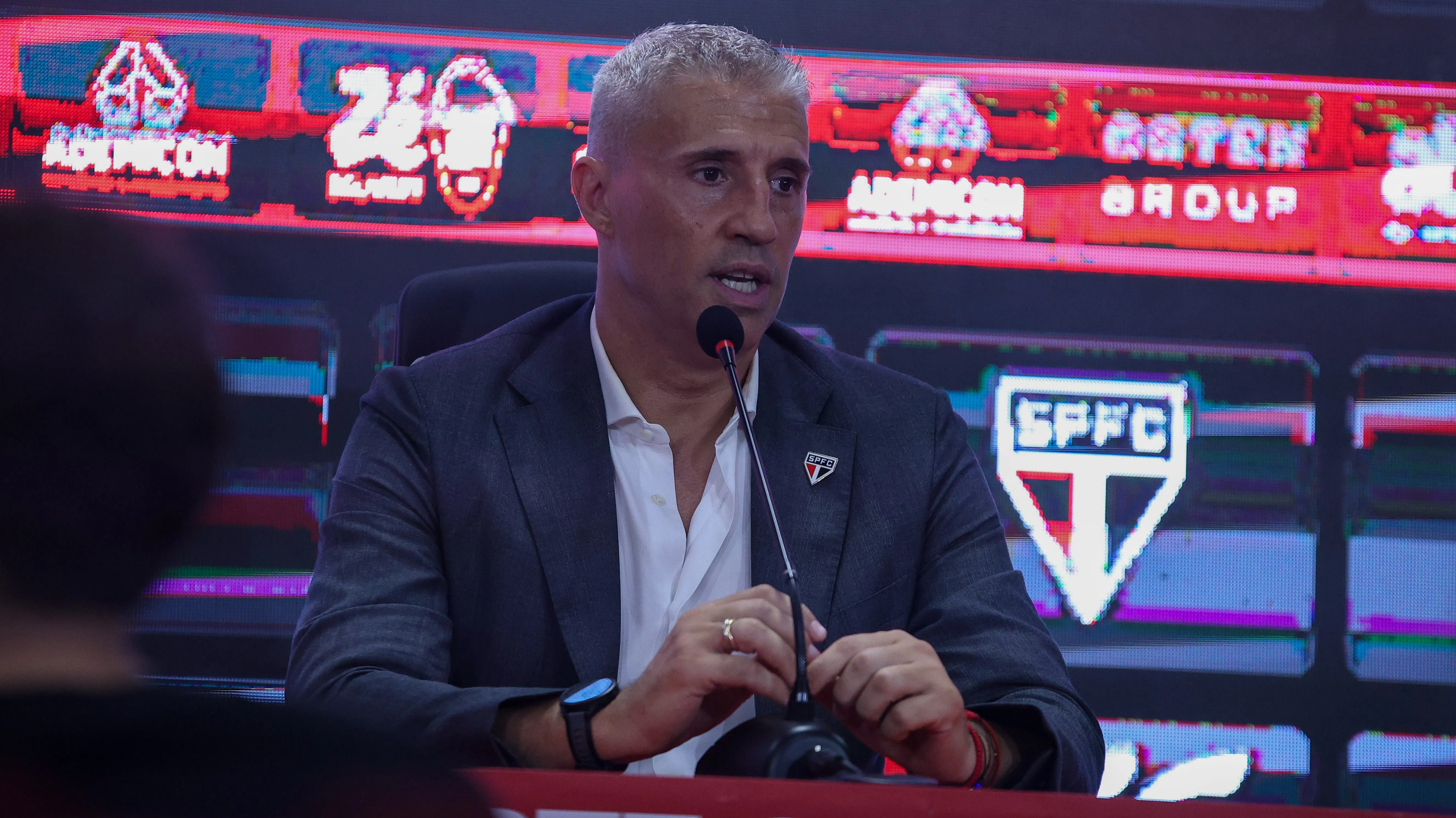 Crespo no São Paulo. Foto: Marcio Jose/AGIF