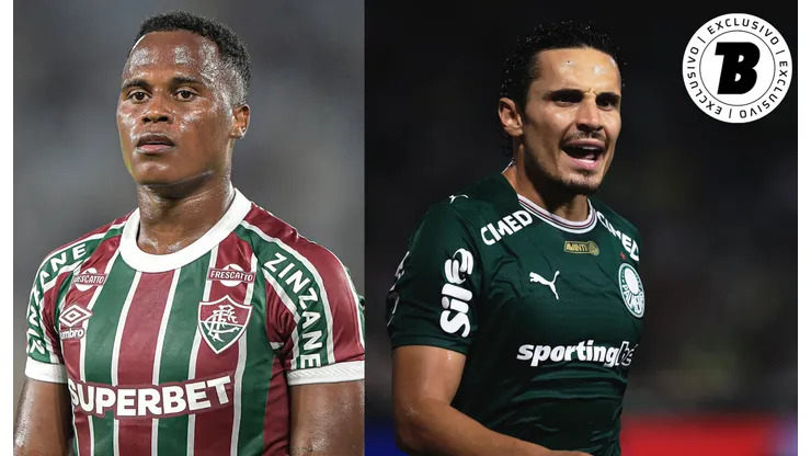 Arias e Veiga estão movimentando o mercado da bola - Fotos: Thiago Ribeiro/AGIF e Ettore Chiereguini/AGIF