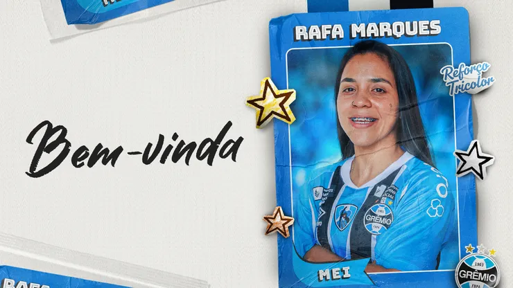 Rafa Marques é o novo reforço das Mosqueteiras - Foto: Divulgação Oficial Grêmio