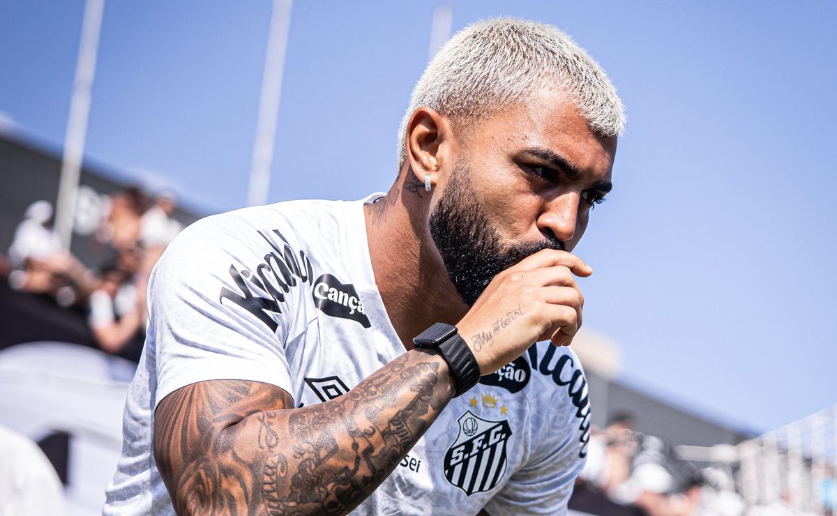 Gabigol de volta em Santos x Corinthians na Vila Belmiro é dúvida que preocupa o técnico Vojvoda