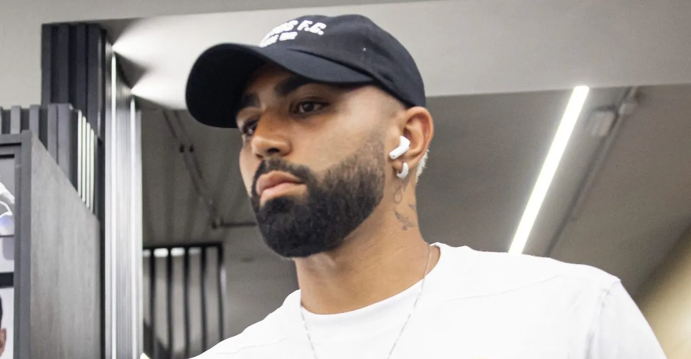 Gabigol é dúvida para o clássico contra o Corinthians. Foto: Raul Baretta/ Santos FC