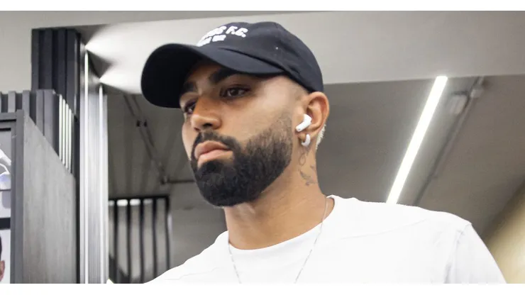 Gabigol é dúvida para o clássico contra o Corinthians. Foto: Raul Baretta/ Santos FC