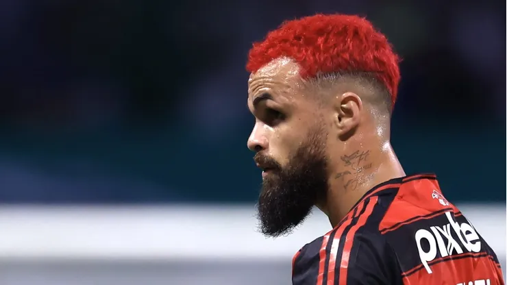 Michael em campo pelo Flamengo.