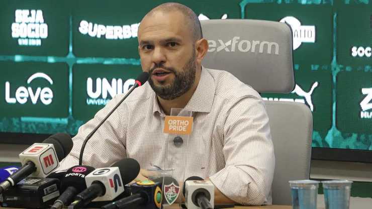 Presidente Mattheus Montenegro quer novo centroavante. Foto: Marcelo Gonçalves/Fluminense FC