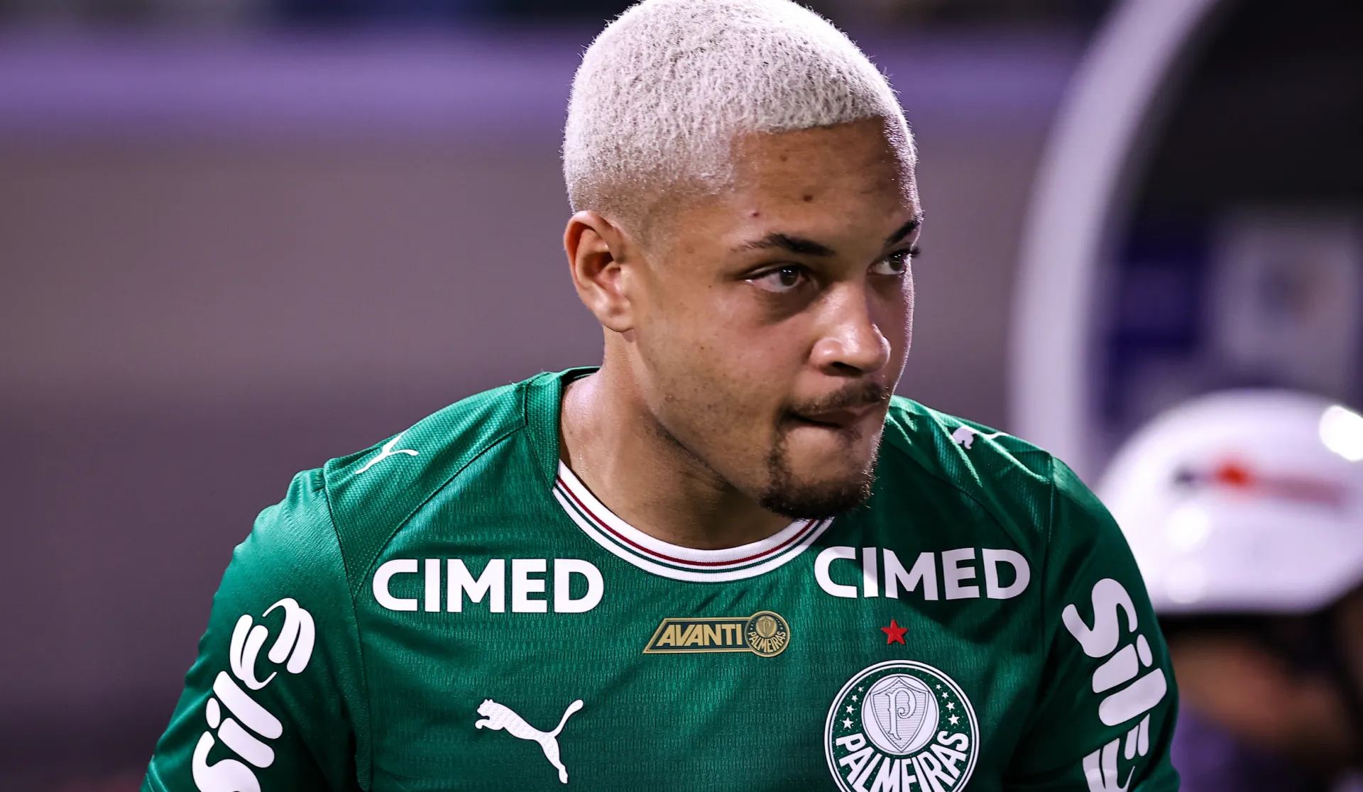 Vitor Roque irá desfalcar o Palmeiras – Foto: Fabio Giannelli/AGIF