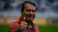 Pedro Lourenço antes de uma partida do Cruzeiro x Corinthians