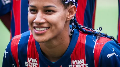 Atacante Cássia Moura. Foto: Reprodução/Redes Sociais
