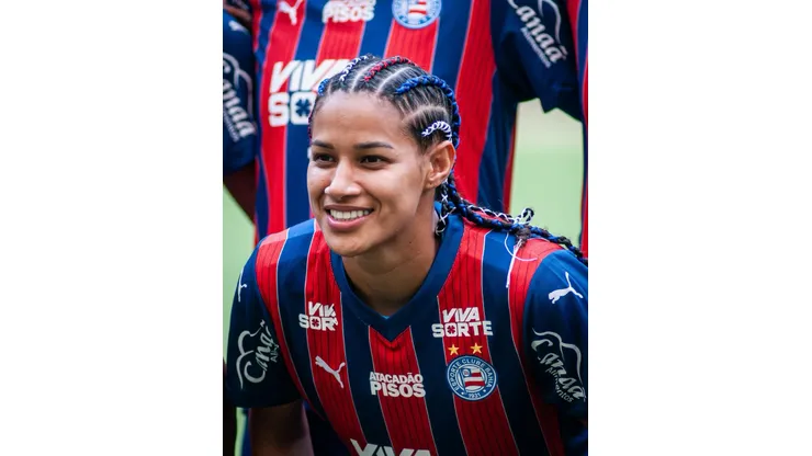 Atacante Cássia Moura. Foto: Reprodução/Redes Sociais