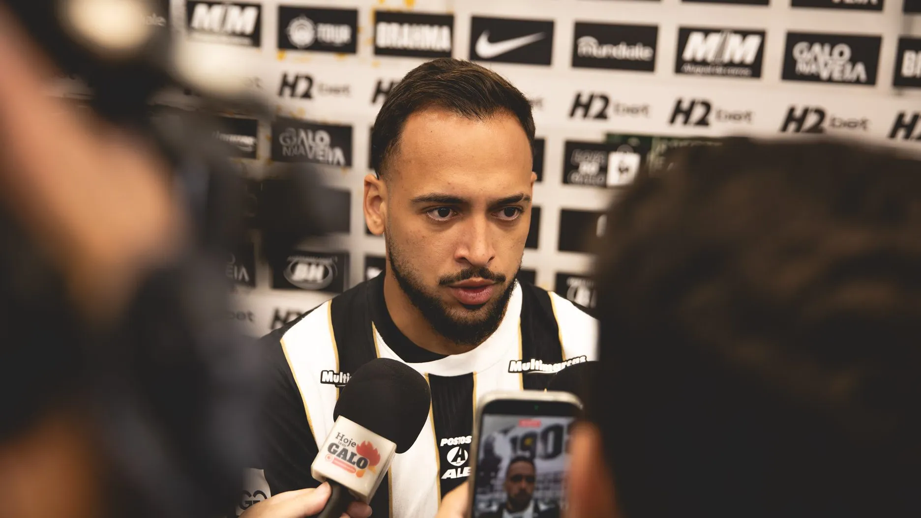 Maycon jogador do Atlético-MG. Foto: Pedro Souza / Atlético