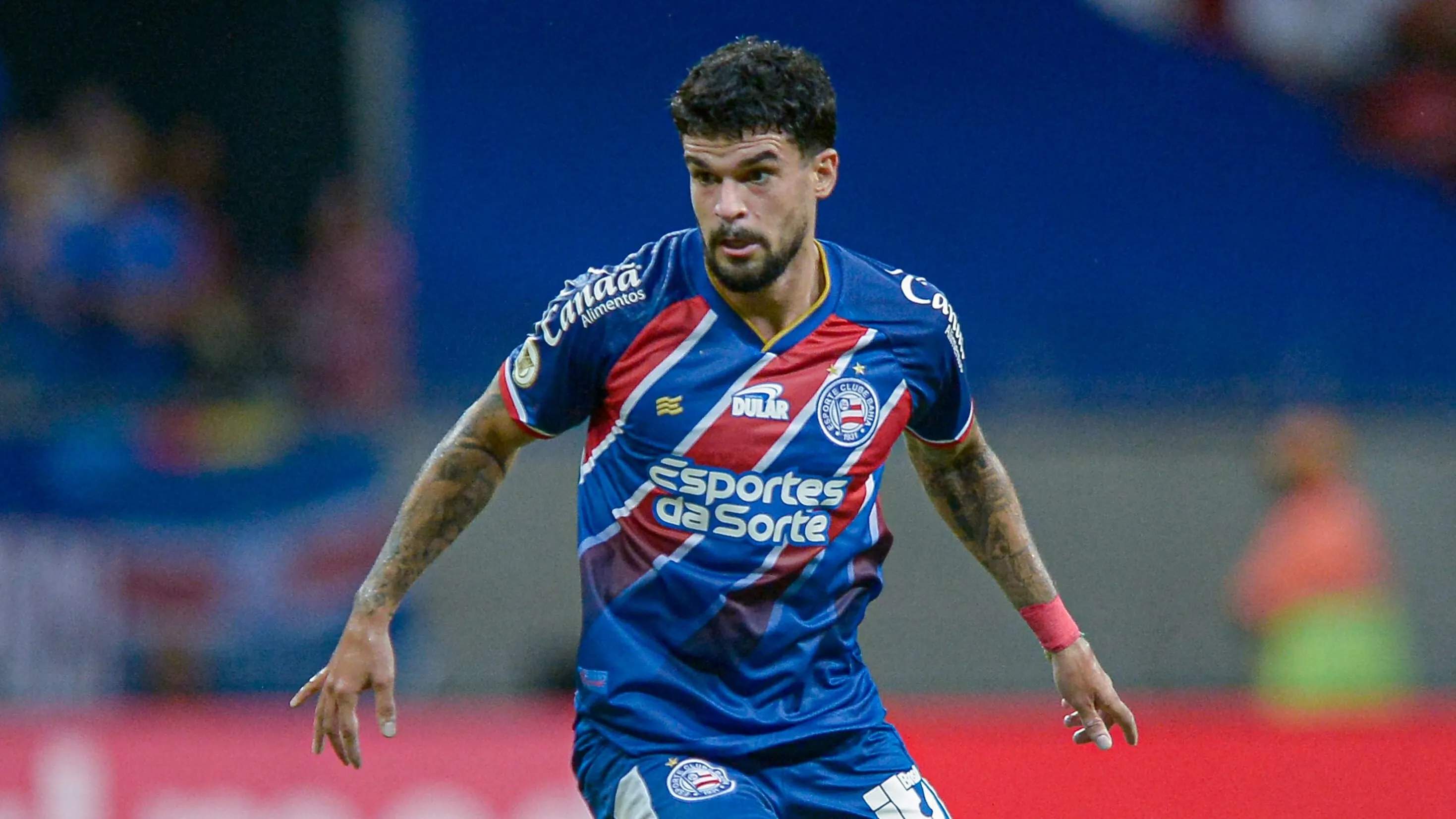 Cauly em campo pelo Bahia. Foto: Jhony Pinho/AGIF