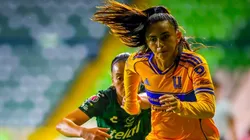 Mariza em estreia pelo novo clube - Foto: Divulgação Oficial/Instagram @clubtigresfemenil