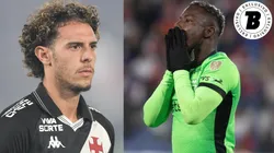 Nuno Moreira e Hinestroza podem ser companheiros - Fotos: Thiago Ribeiro/AGIF e Ernesto Ryan/Getty Images