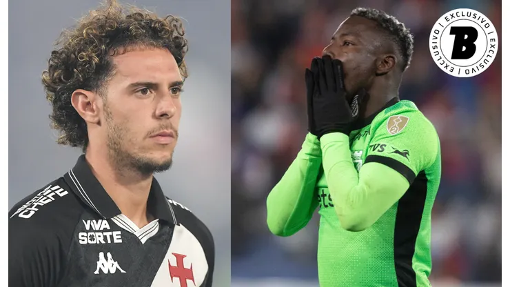 Nuno Moreira e Hinestroza podem ser companheiros - Fotos: Thiago Ribeiro/AGIF e Ernesto Ryan/Getty Images