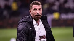 SP - SAO PAULO - 17/12/2025 - COPA DO BRASIL 2025, CORINTHIANS X VASCO - Pedrinho presidente do Vasco durante partida contra o Corinthians no estadio Arena Corinthians pelo campeonato Copa Do Brasil 2025. Foto: Fabio Giannelli/AGIF