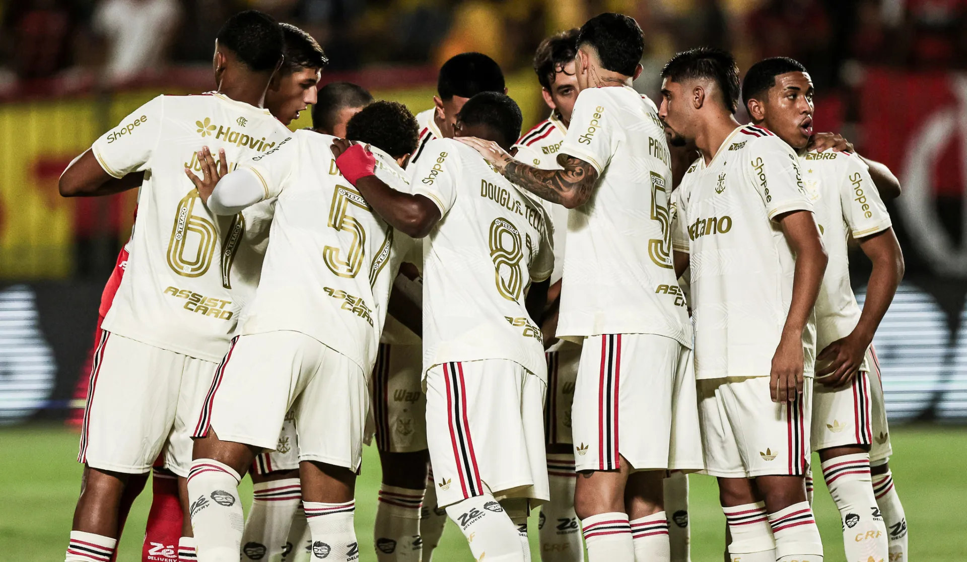 Jogadores do Sub-20 do Flamengo no Cariocão 2026 – Foto: Gilvan de Souza/Flamengo