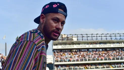 SP – SANTOS – 10/01/2026 – PAULISTA 2026, SANTOS X NOVORIZONTINO – Neymar jogador do Santos durante partida contra o Novorizontino no estadio Vila Belmiro pelo campeonato Paulista 2026. Foto: Jota Erre/AGIF
