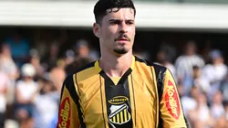SP - SANTOS - 10/01/2026 - PAULISTA 2026, SANTOS X NOVORIZONTINO - Romulo jogador do Novorizontino durante partida contra o Santos no estadio Vila Belmiro pelo campeonato Paulista 2026. Foto: Jota Erre/AGIF
