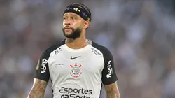 Memphis Depay jogador do Corinthians durante partida contra o Vasco no estadio Maracana pelo campeonato Copa Do Brasil 2025. Foto: Thiago Ribeiro/AGIF