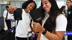 Brabas embarcam para a Copa das Campeãs. Foto: Rodrigo Gazzanel/Ag. Corinthians