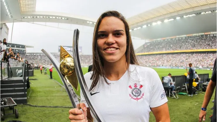 Ana Vitória com as Brabas. Foto: Corinthians/Flickr
