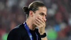 Filipe Luís, técnico do Flamengo em partida pelo campeonato carioca (Foto: Buda Mendes/Getty Images)