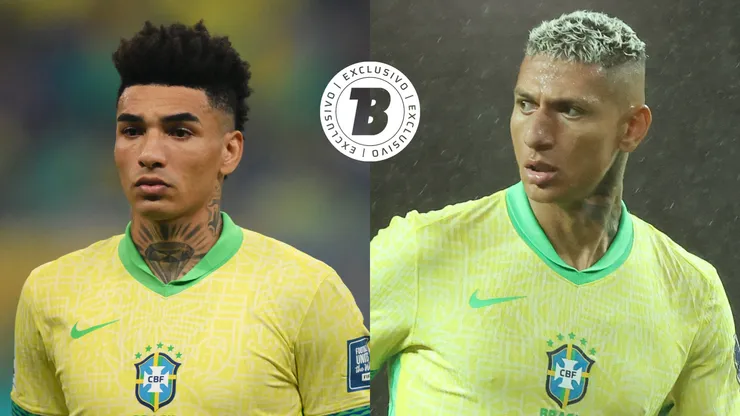 Igor Jesus e Richarlison. Fotos: Pedro Vilela/Getty Images - Chung Sung-Jun/Getty Images