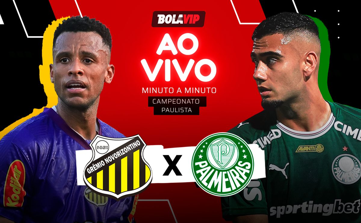 Novorizontino x Palmeiras AO VIVO – 1 x 0 – Robson abre o placar pelo Campeonato Paulista