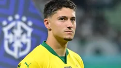 SP - SAO PAULO - 20/09/2025 - BRASILEIRO A 2025, PALMEIRAS X FORTALEZA - Emiliano Martinez jogador do Palmeiras durante partida contra o Fortaleza no estadio Arena Allianz Parque pelo campeonato Brasileiro A 2025. Foto: Jota Erre/AGIF