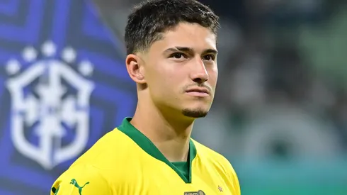 SP – SAO PAULO – 20/09/2025 – BRASILEIRO A 2025, PALMEIRAS X FORTALEZA – Emiliano Martinez jogador do Palmeiras durante partida contra o Fortaleza no estadio Arena Allianz Parque pelo campeonato Brasileiro A 2025. Foto: Jota Erre/AGIF
