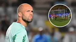 Lomba falha em Novorizontino x Palmeiras. Foto: Jota Erre/AGIF