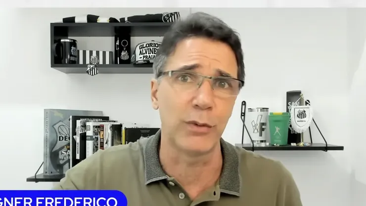 Jornalista Vagner Frederico traz bastidores do Santos - Foto: Reprodução/YouTube