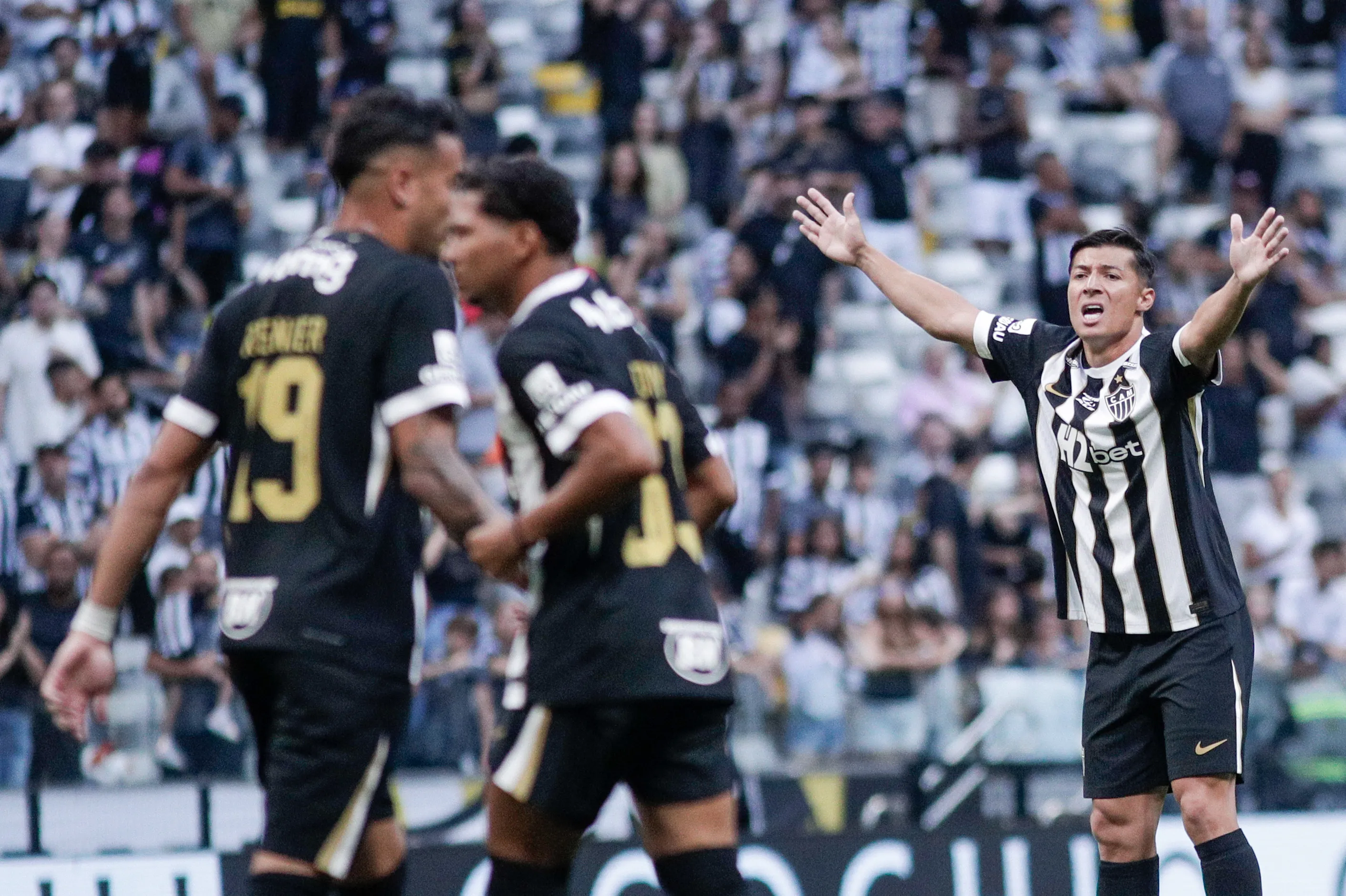 MG – BELO HORIZONTE – 11/01/2026 – MINEIRO 2026, ATLETICO-MG X BETIM – Franco  jogador do Atletico-MG durante partida contra o Betim no estadio Arena MRV pelo campeonato Mineiro 2026. Foto: Fernando Moreno/AGIF