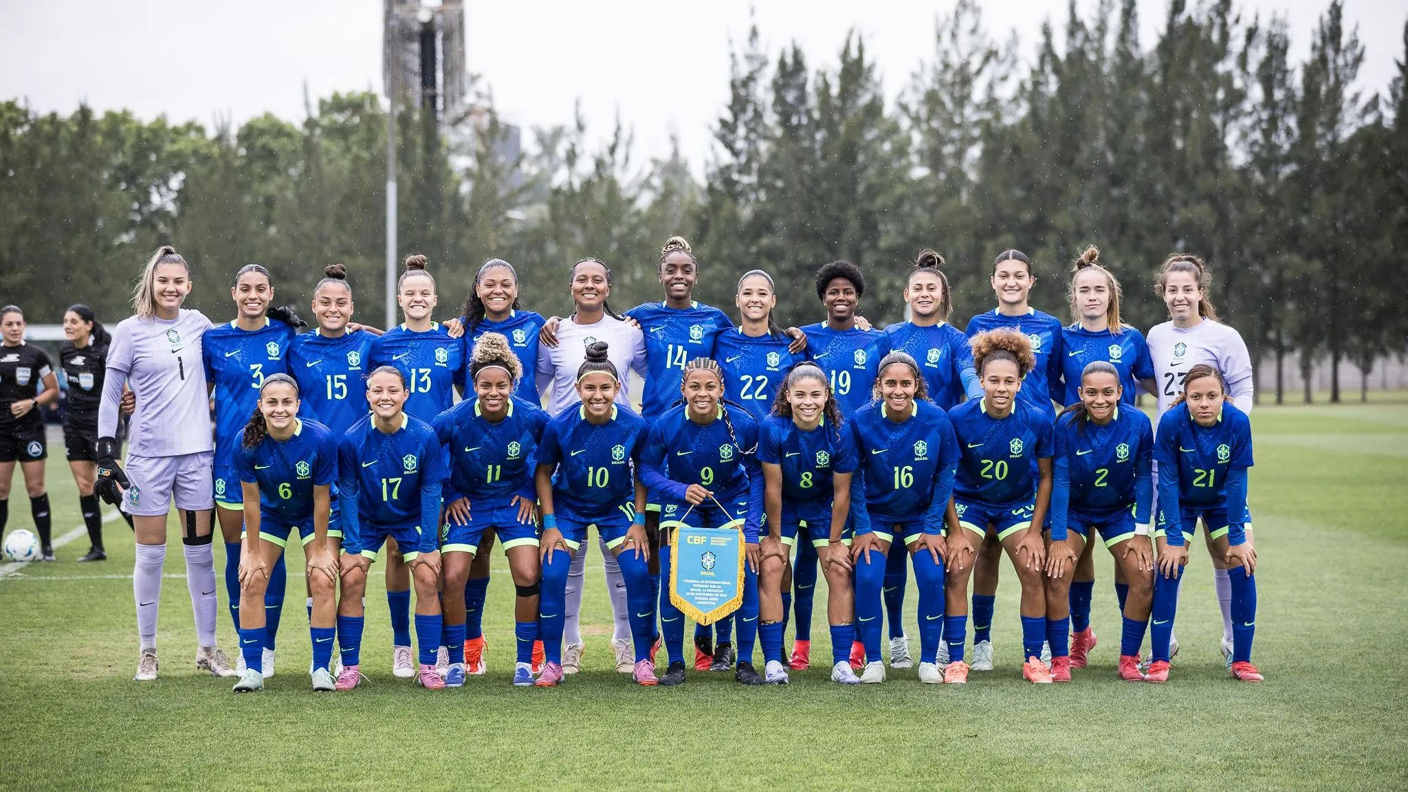 Seleção Brasileira Feminina Sub-20 em campo