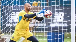 RS - FUTEBOL/ TREINO GREMIO 2025 - ESPORTES - Jogadores do Gremio realizam treino técnico durante a manha desta segunda-feira, no CT Luiz Carvalho, na preparação para a partida valida pelo Campeonato Gaucho 2026. FOTO: LUCAS UEBEL/GREMIO FBPA