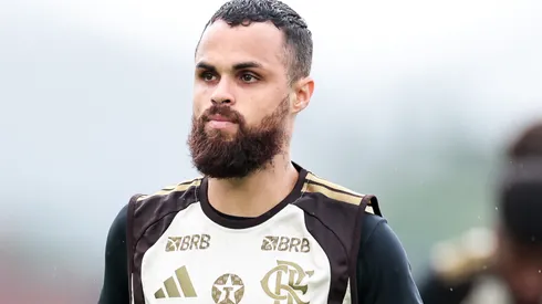 Michael ficou distante do Santos. Foto: Gilvan Souza/CRF
