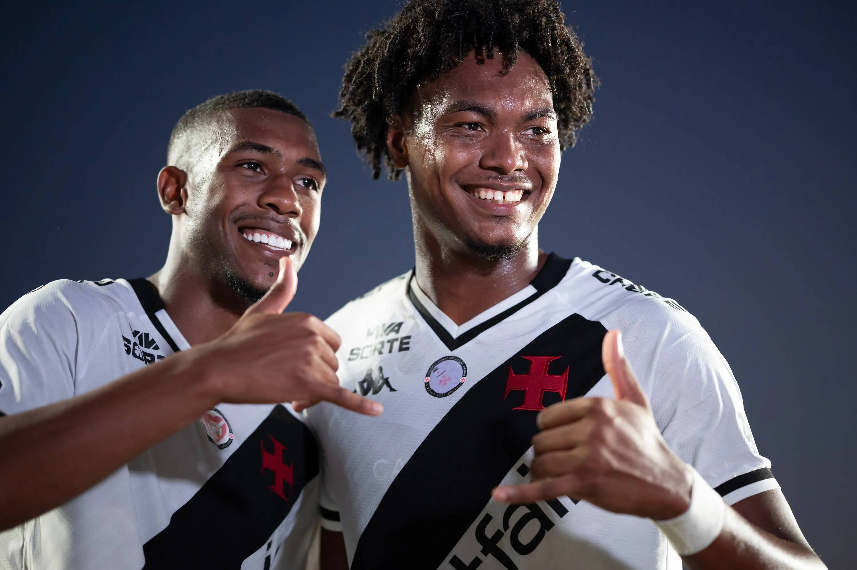 Rayan e GB juntos no Brasileirão de 2025  Foto: Jorge Rodrigues/AGIF