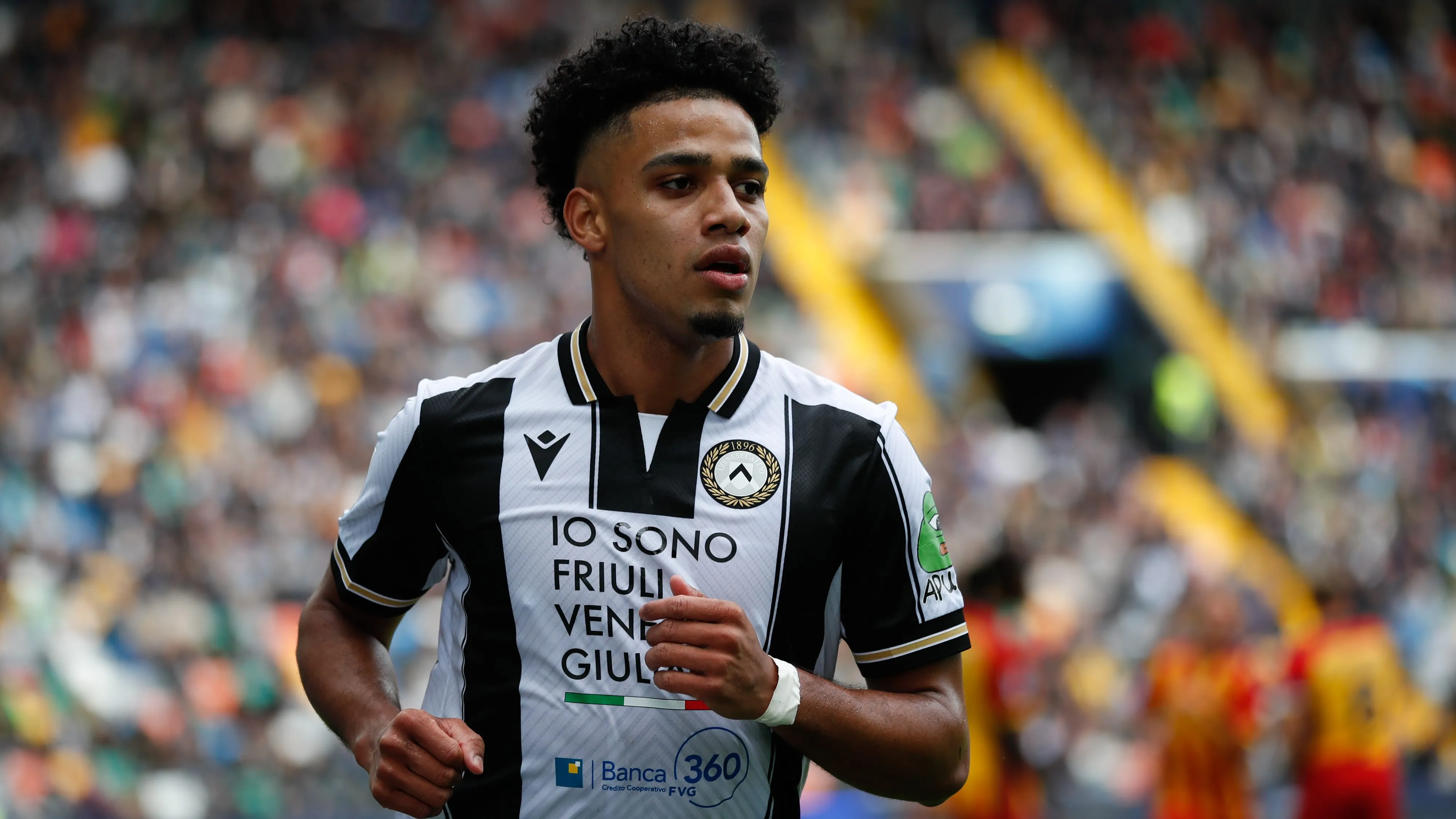 Brenner atuando pela Udinese. Foto: Timothy Rogers/Getty Images