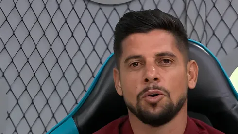 Cicinho durante programa apresentado por Renata Fan. Foto: Reprodução/YouTube Jogo Aberto.