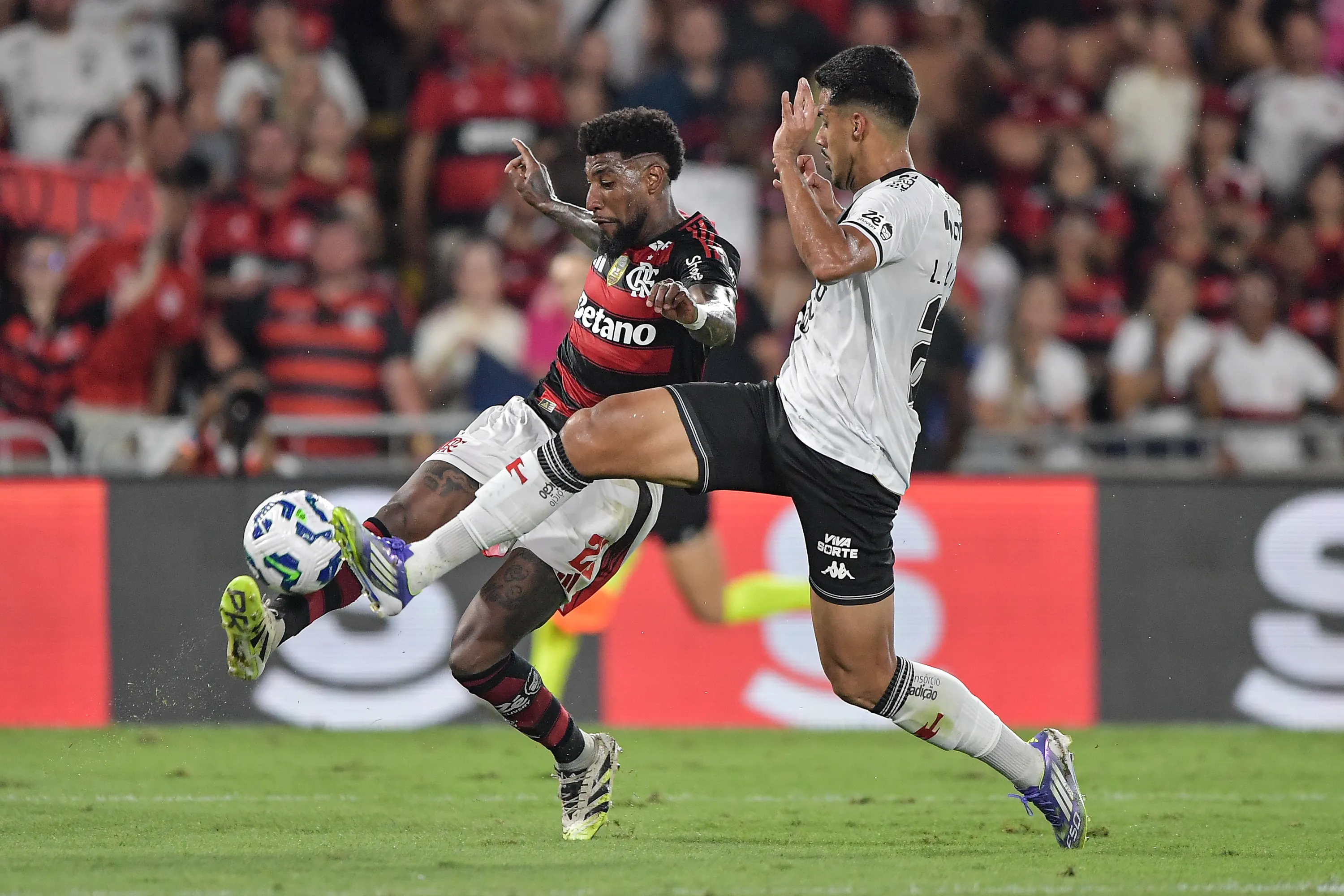 No último duelo entre as equipes, pelo Brasileirão, empate em 1 a 1. Foto: Thiago Ribeiro/AGIF