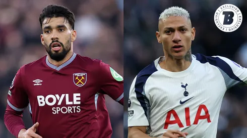 Lucas Paquetá e Richarlison. Foto: Justin Setterfield/Getty Images – Eddie Keogh/Getty Images