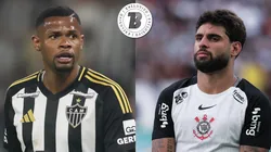 Júnior Santos e Yuri Alberto. Foto: Gilson Lobo e Ettore Chiereguini (AGIF)