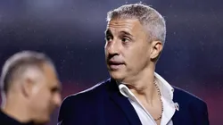 Hernan Crespo técnico do São Paulo durante partida contra o Portuguesa Paulista no estadio Morumbi pelo campeonato Paulista 2026. Foto: Marcello Zambrana/AGIF