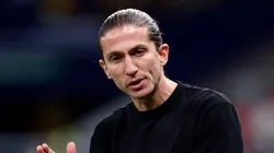 Filipe Luís, técnico do Flamengo em partida pelo campeonato carioca (Foto: Getty Images/Getty Images)