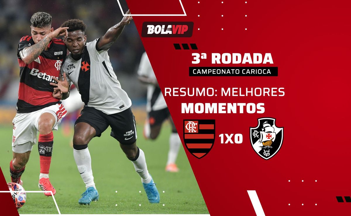 Flamengo x Vasco: resumo completo da vitória do Mengão pelo Campeonato Carioca 2026