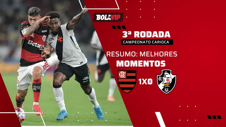 Flamengo vence o Vasco pelo Campeonato Carioca