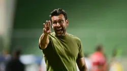 Alberto durante a partida no Independência